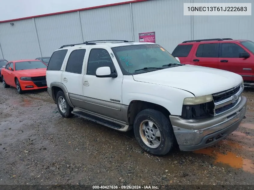 2001 Chevrolet Tahoe Lt VIN: 1GNEC13T61J222683 Lot: 40427636