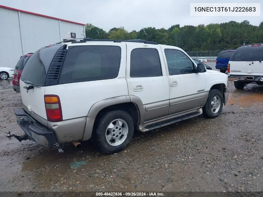 1GNEC13T61J222683 2001 Chevrolet Tahoe Lt