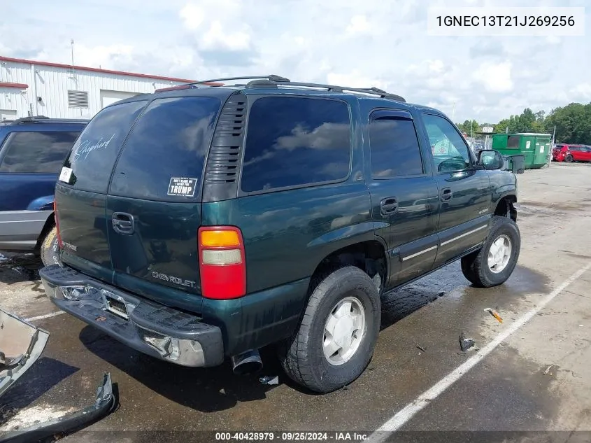 1GNEC13T21J269256 2001 Chevrolet Tahoe Ls