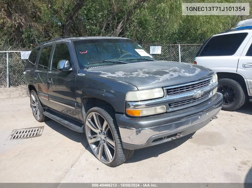 2001 Chevrolet Tahoe Lt VIN: 1GNEC13T71J101354 Lot: 40466213