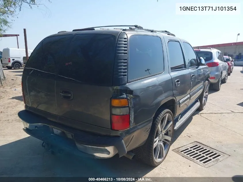 2001 Chevrolet Tahoe Lt VIN: 1GNEC13T71J101354 Lot: 40466213