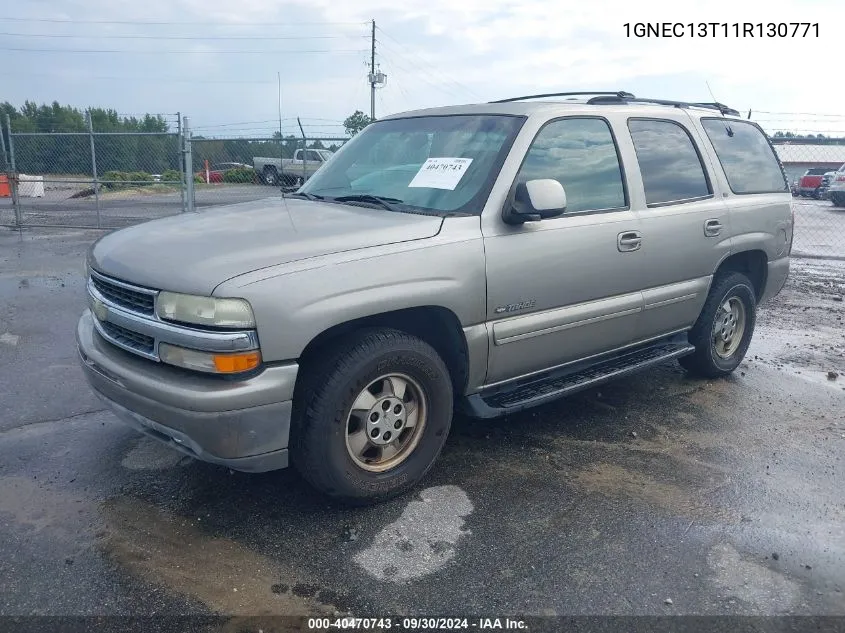 1GNEC13T11R130771 2001 Chevrolet Tahoe Lt