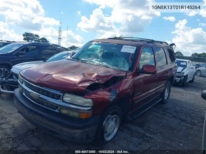 2001 Chevrolet Tahoe Lt VIN: 1GNEK13T01R145264 Lot: 40473850