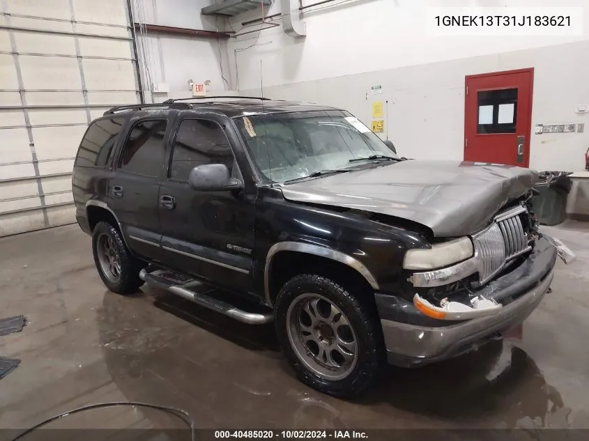 2001 Chevrolet Tahoe Ls VIN: 1GNEK13T31J183621 Lot: 40485020