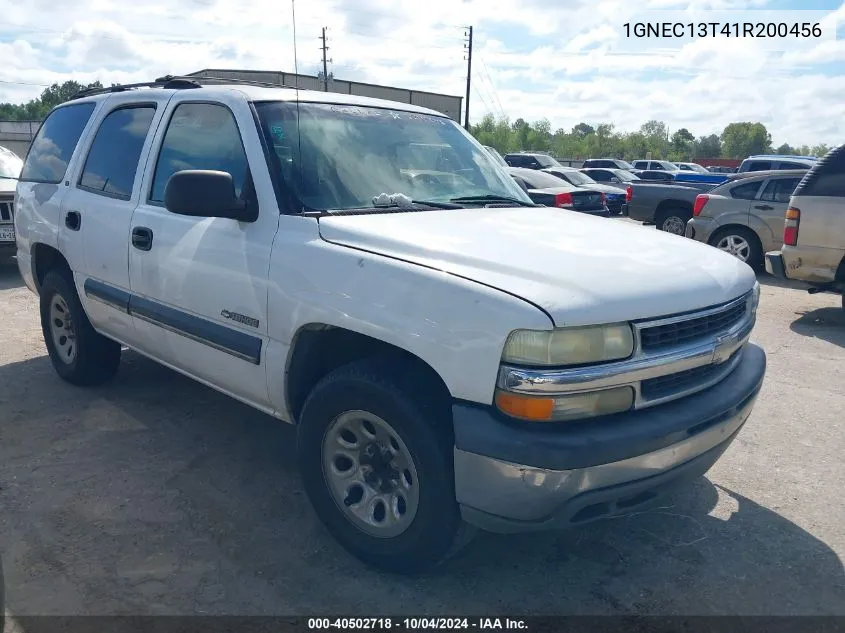 2001 Chevrolet Tahoe Ls VIN: 1GNEC13T41R200456 Lot: 40502718