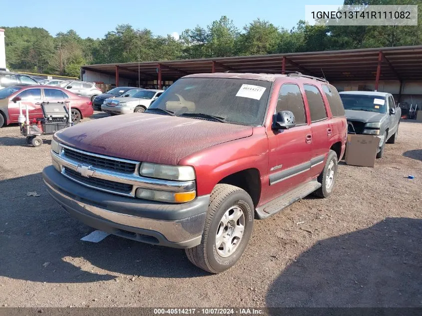 2001 Chevrolet Tahoe Lt VIN: 1GNEC13T41R111082 Lot: 40514217