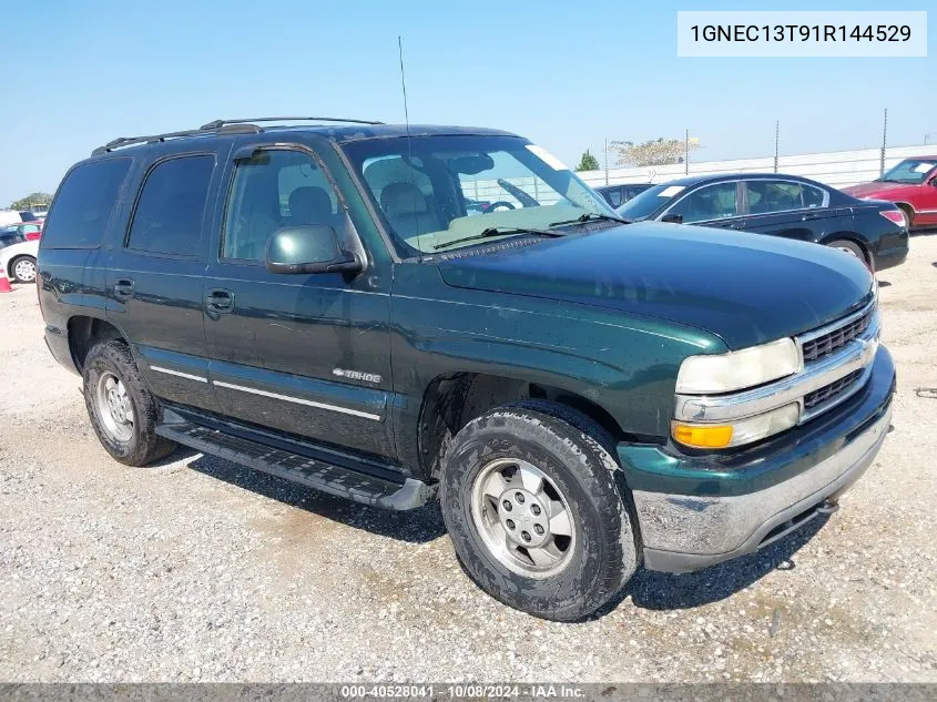 2001 Chevrolet Tahoe Lt VIN: 1GNEC13T91R144529 Lot: 40528041