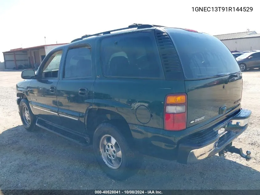 1GNEC13T91R144529 2001 Chevrolet Tahoe Lt