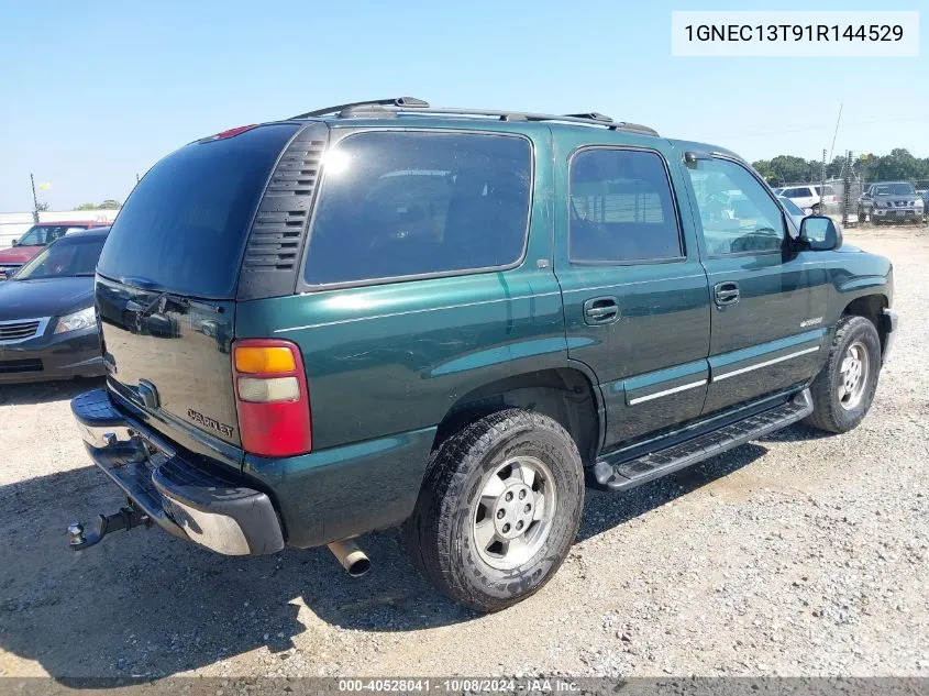 1GNEC13T91R144529 2001 Chevrolet Tahoe Lt