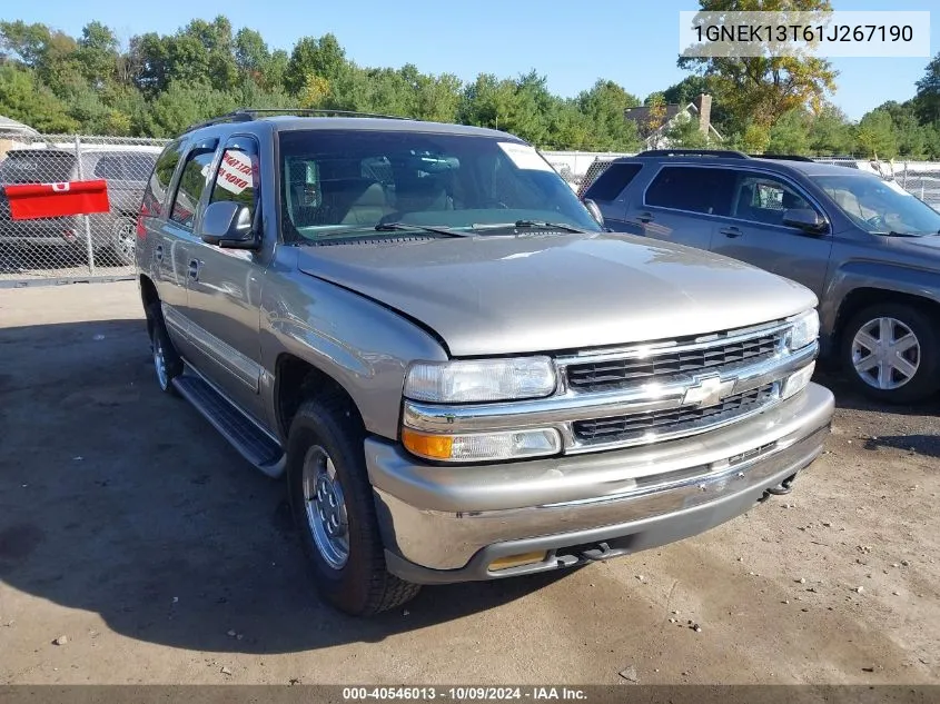 2001 Chevrolet Tahoe Lt VIN: 1GNEK13T61J267190 Lot: 40546013