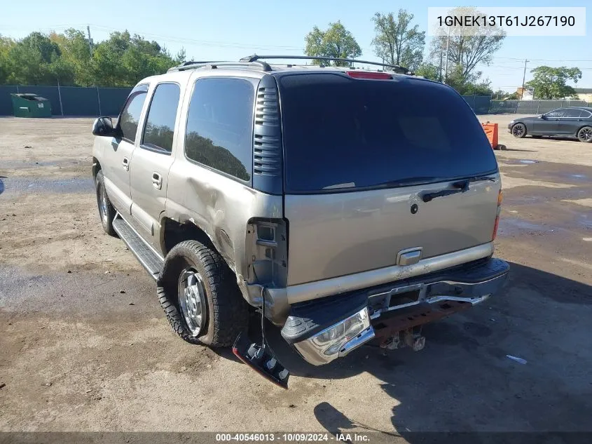 2001 Chevrolet Tahoe Lt VIN: 1GNEK13T61J267190 Lot: 40546013