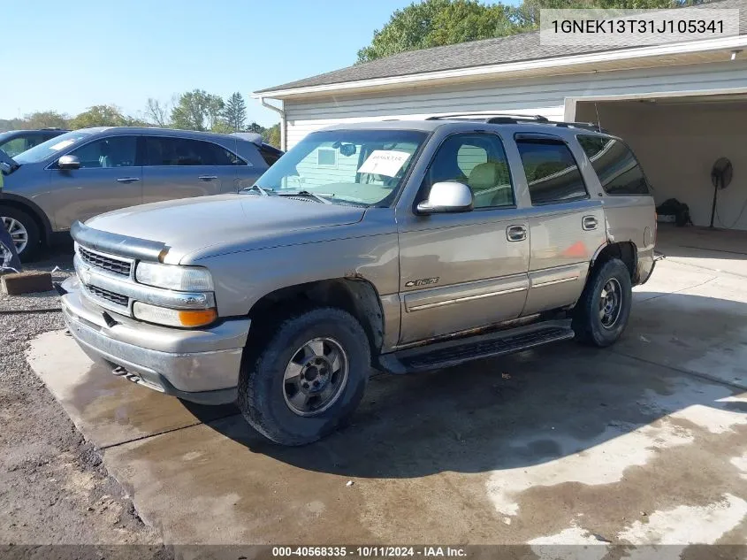 2001 Chevrolet Tahoe Lt VIN: 1GNEK13T31J105341 Lot: 40568335