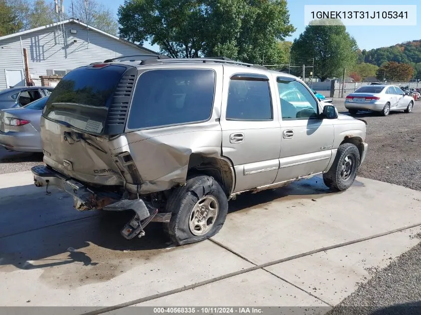 2001 Chevrolet Tahoe Lt VIN: 1GNEK13T31J105341 Lot: 40568335