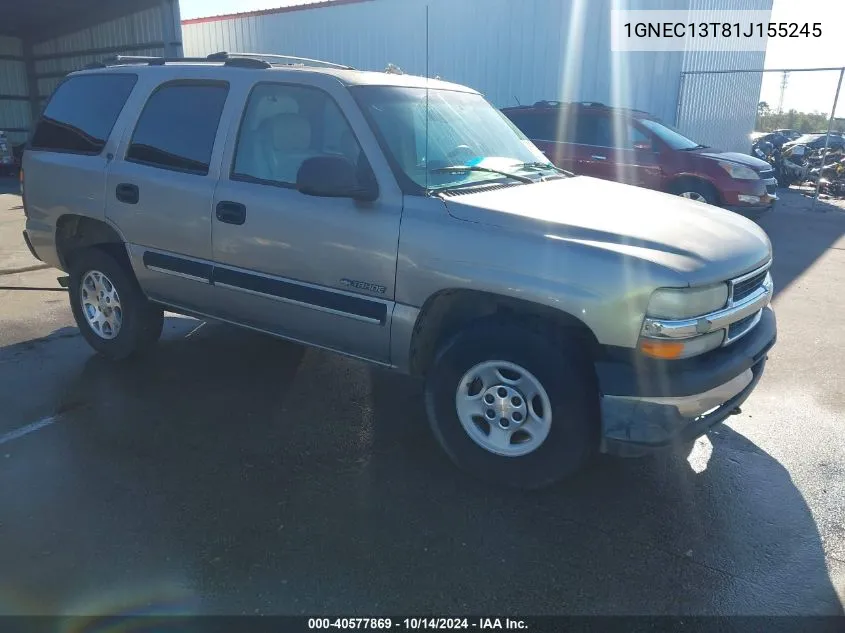 2001 Chevrolet Tahoe Ls VIN: 1GNEC13T81J155245 Lot: 40577869