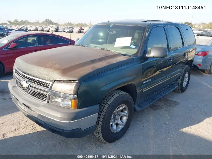 2001 Chevrolet Tahoe Lt VIN: 1GNEC13T11J148461 Lot: 40598457