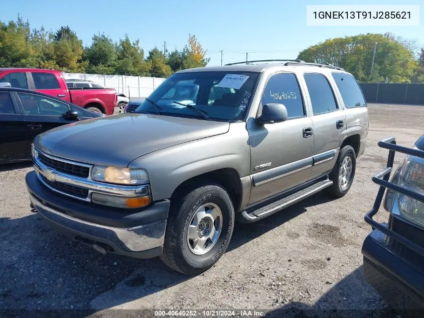 1GNEK13T91J285621 2001 Chevrolet Tahoe K1500