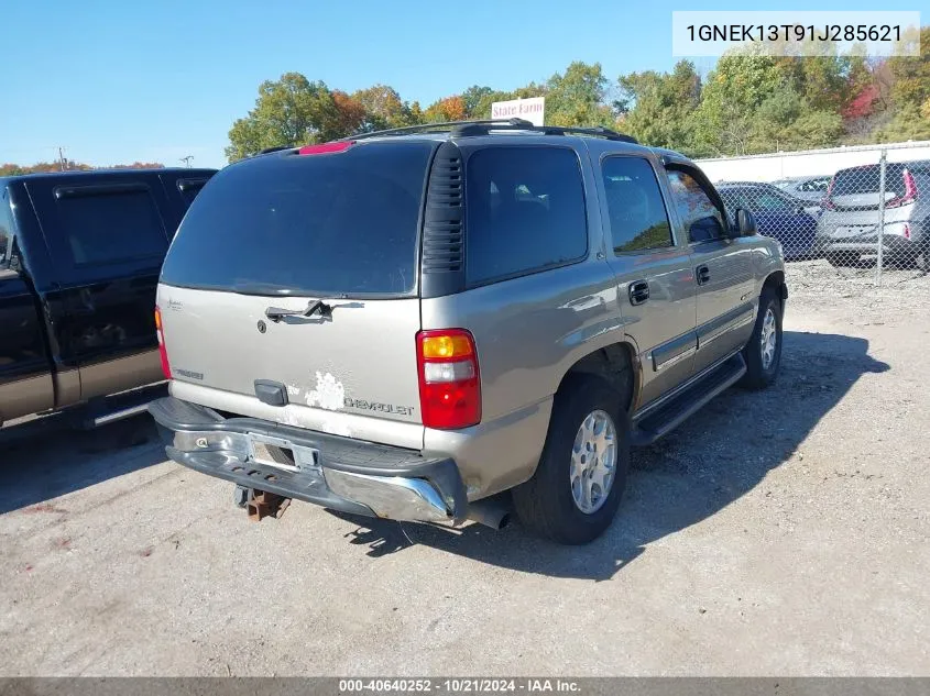 1GNEK13T91J285621 2001 Chevrolet Tahoe K1500