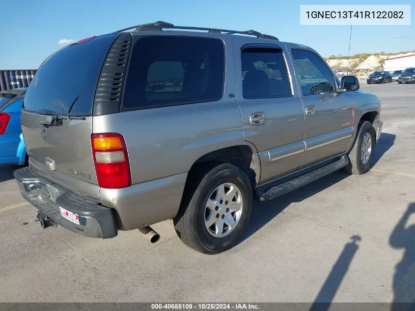 2001 Chevrolet Tahoe Lt VIN: 1GNEC13T41R122082 Lot: 40685109