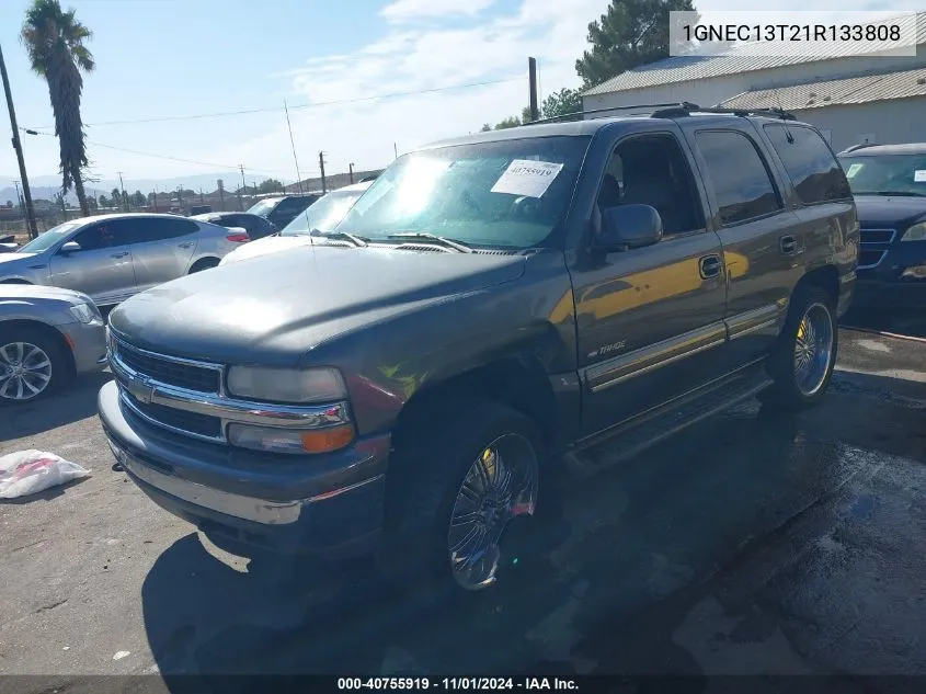 2001 Chevrolet Tahoe Lt VIN: 1GNEC13T21R133808 Lot: 40755919