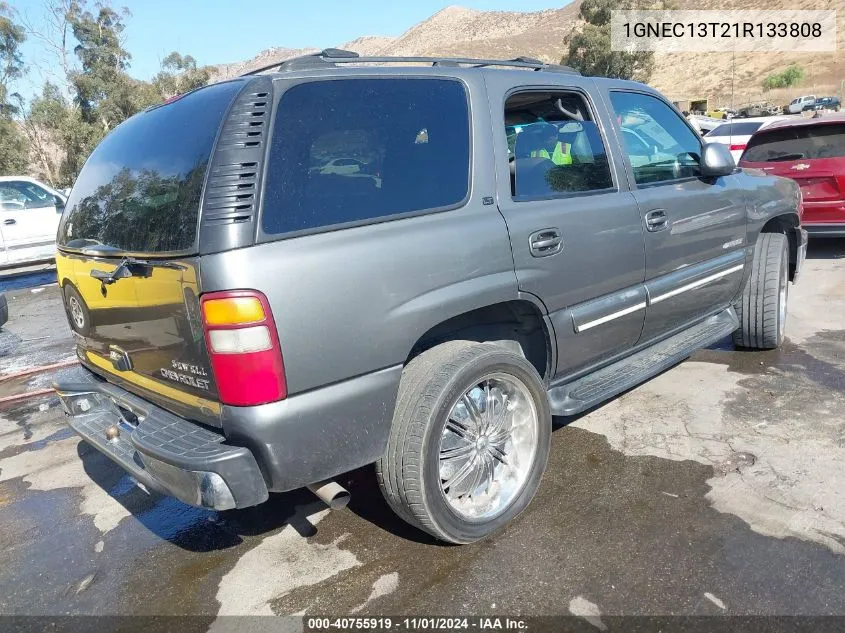 2001 Chevrolet Tahoe Lt VIN: 1GNEC13T21R133808 Lot: 40755919