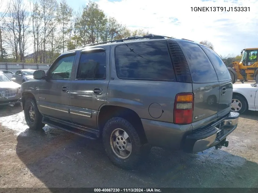 1GNEK13T91J153331 2001 Chevrolet Tahoe Lt