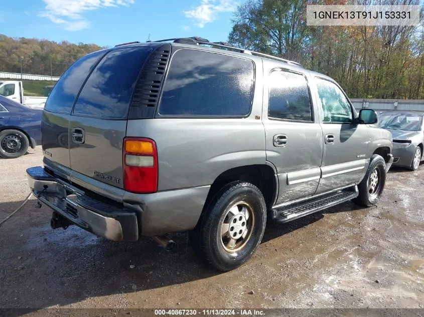 1GNEK13T91J153331 2001 Chevrolet Tahoe Lt