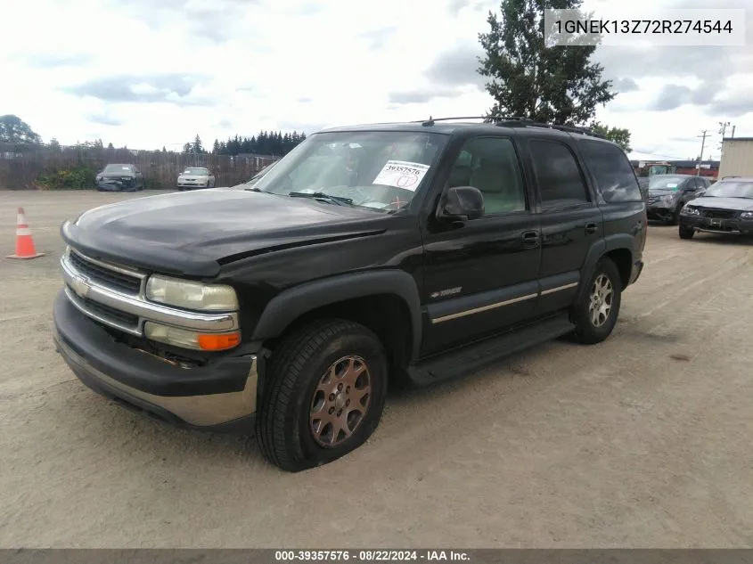 2002 Chevrolet Tahoe Lt VIN: 1GNEK13Z72R274544 Lot: 39357576