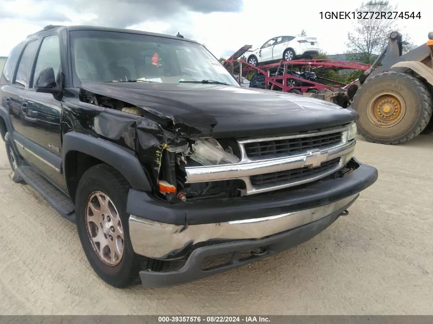 2002 Chevrolet Tahoe Lt VIN: 1GNEK13Z72R274544 Lot: 39357576