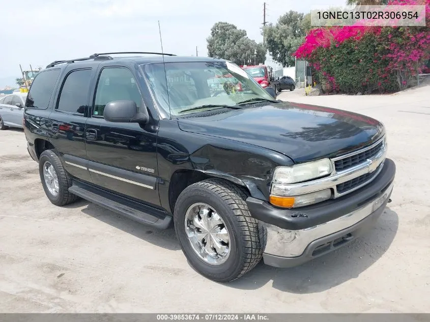 2002 Chevrolet Tahoe Lt VIN: 1GNEC13T02R306954 Lot: 39853674