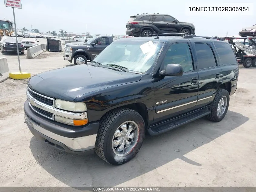 1GNEC13T02R306954 2002 Chevrolet Tahoe Lt