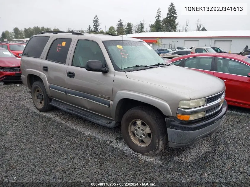 2002 Chevrolet Tahoe Ls VIN: 1GNEK13Z92J341613 Lot: 40170235