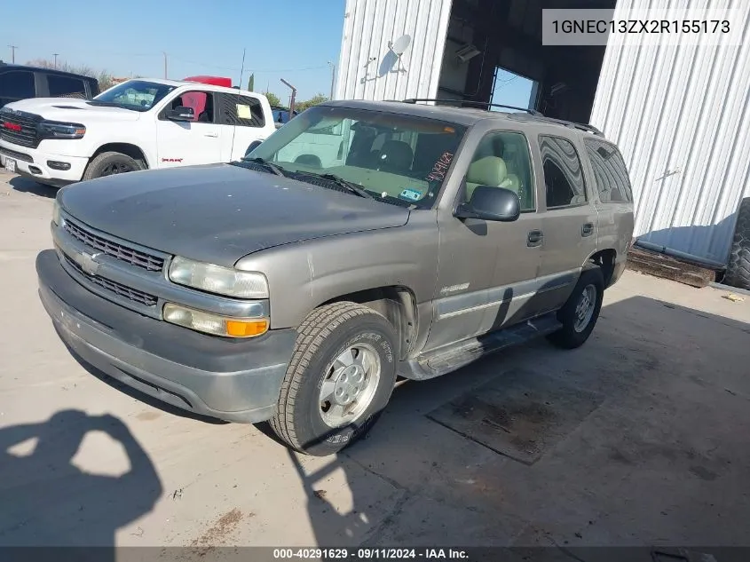 2002 Chevrolet Tahoe C1500 VIN: 1GNEC13ZX2R155173 Lot: 40291629