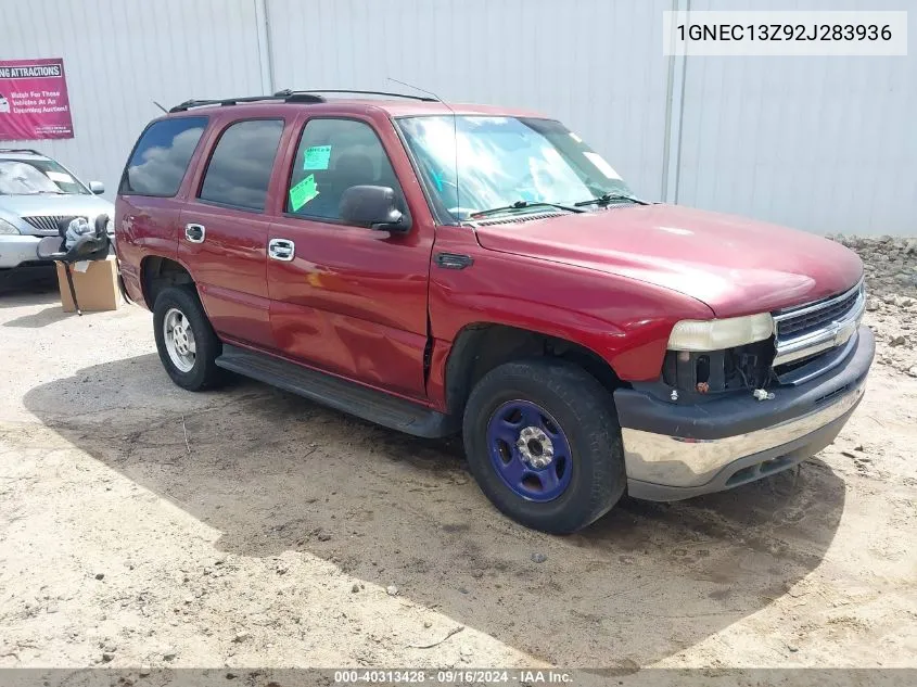 2002 Chevrolet Tahoe Ls VIN: 1GNEC13Z92J283936 Lot: 40313428