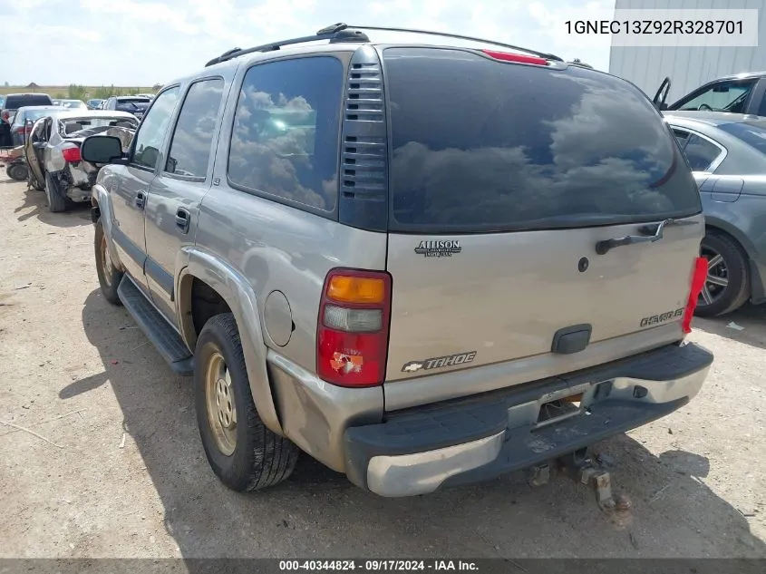 2002 Chevrolet Tahoe Ls VIN: 1GNEC13Z92R328701 Lot: 40344824