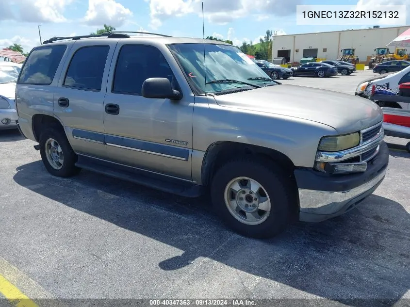 2002 Chevrolet Tahoe Ls VIN: 1GNEC13Z32R152132 Lot: 40347363