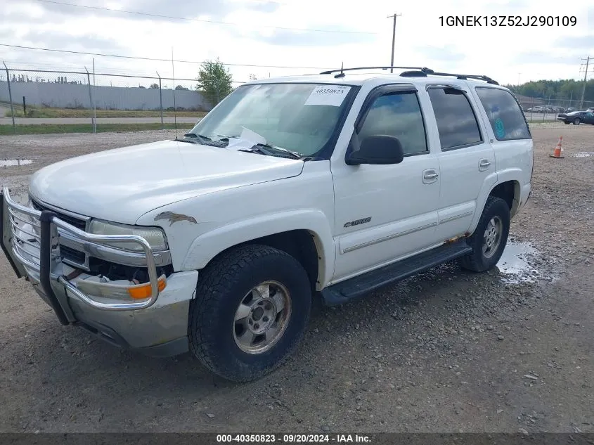 2002 Chevrolet Tahoe Lt VIN: 1GNEK13Z52J290109 Lot: 40350823