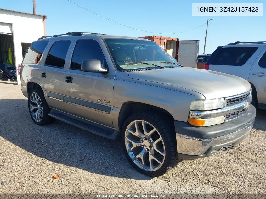 2002 Chevrolet Tahoe Ls VIN: 1GNEK13Z42J157423 Lot: 40396906