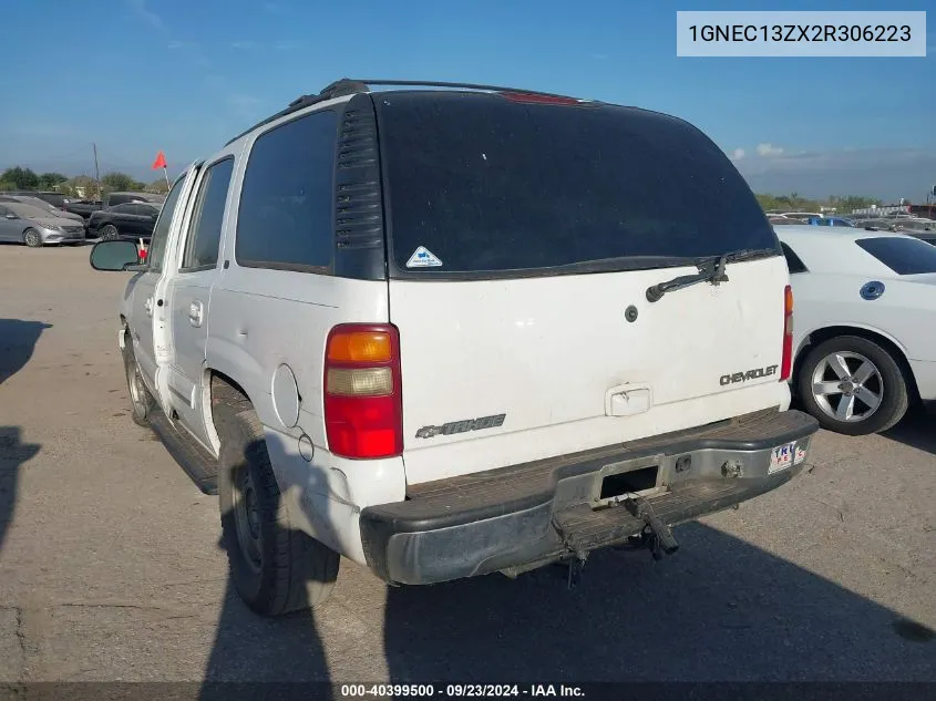 2002 Chevrolet Tahoe C1500 VIN: 1GNEC13ZX2R306223 Lot: 40399500