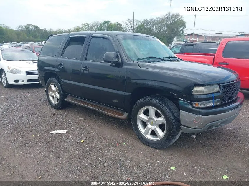 2002 Chevrolet Tahoe Ls VIN: 1GNEC13Z02R131318 Lot: 40415942