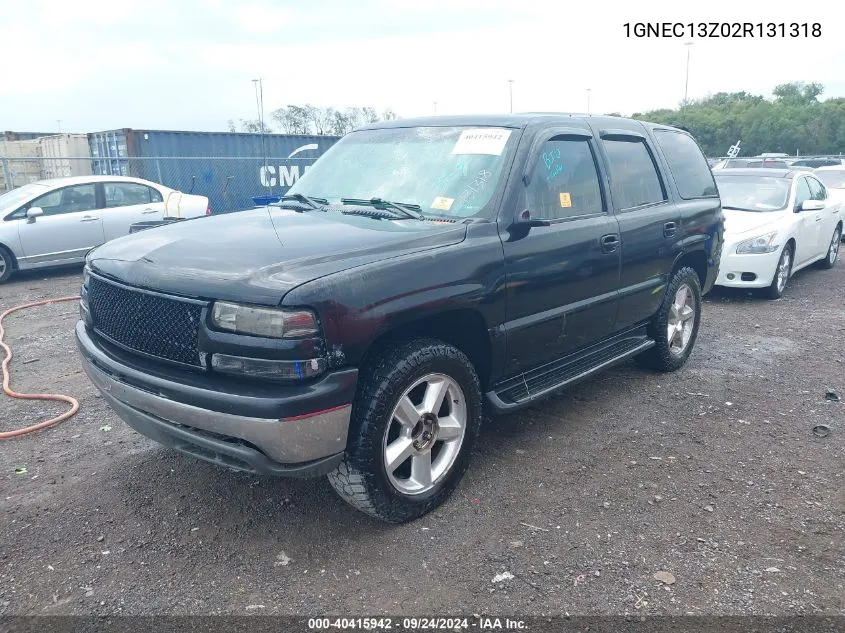 2002 Chevrolet Tahoe Ls VIN: 1GNEC13Z02R131318 Lot: 40415942