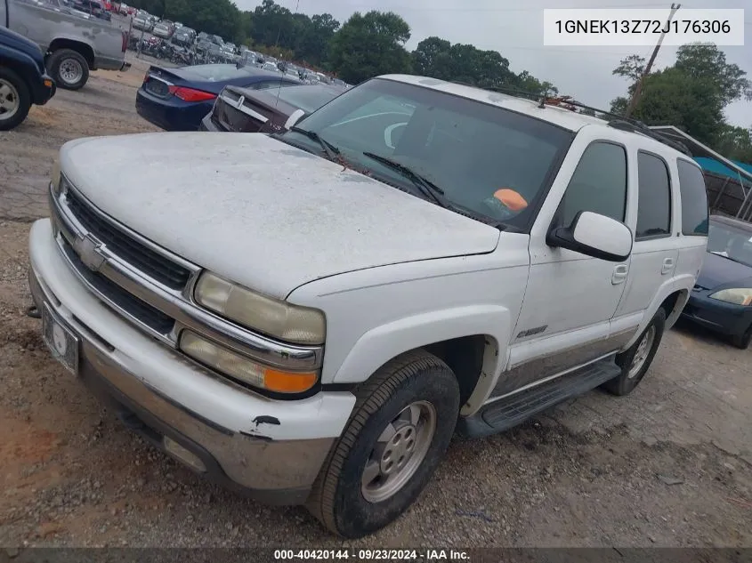 1GNEK13Z72J176306 2002 Chevrolet Tahoe Lt