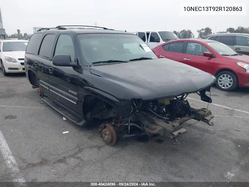 2002 Chevrolet Tahoe C1500 VIN: 1GNEC13T92R120863 Lot: 40424896