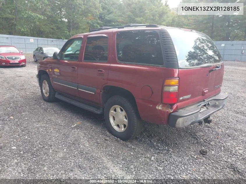 2002 Chevrolet Tahoe Ls VIN: 1GNEK13ZX2R128185 Lot: 40428850