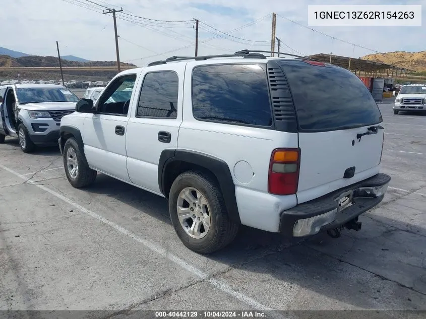 2002 Chevrolet Tahoe Ls VIN: 1GNEC13Z62R154263 Lot: 40442129