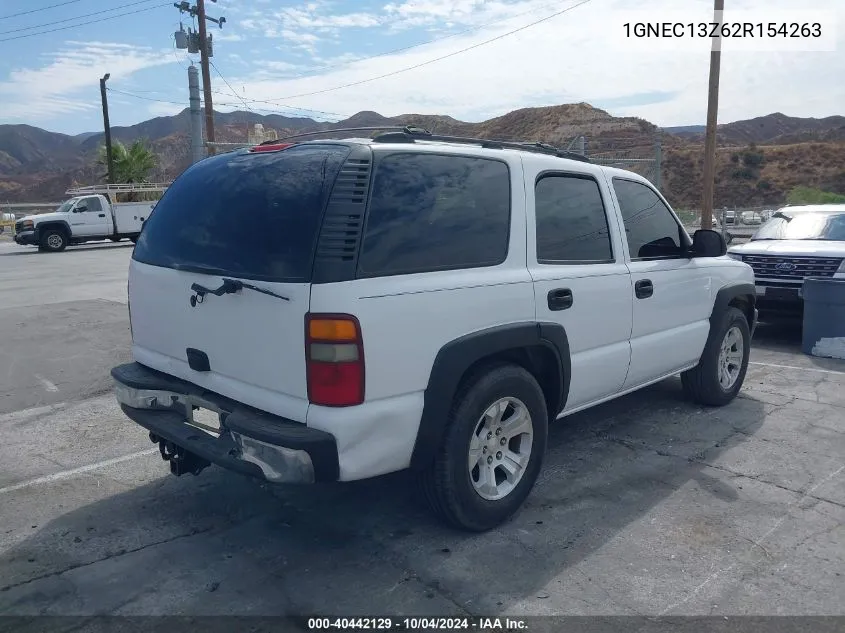 2002 Chevrolet Tahoe Ls VIN: 1GNEC13Z62R154263 Lot: 40442129