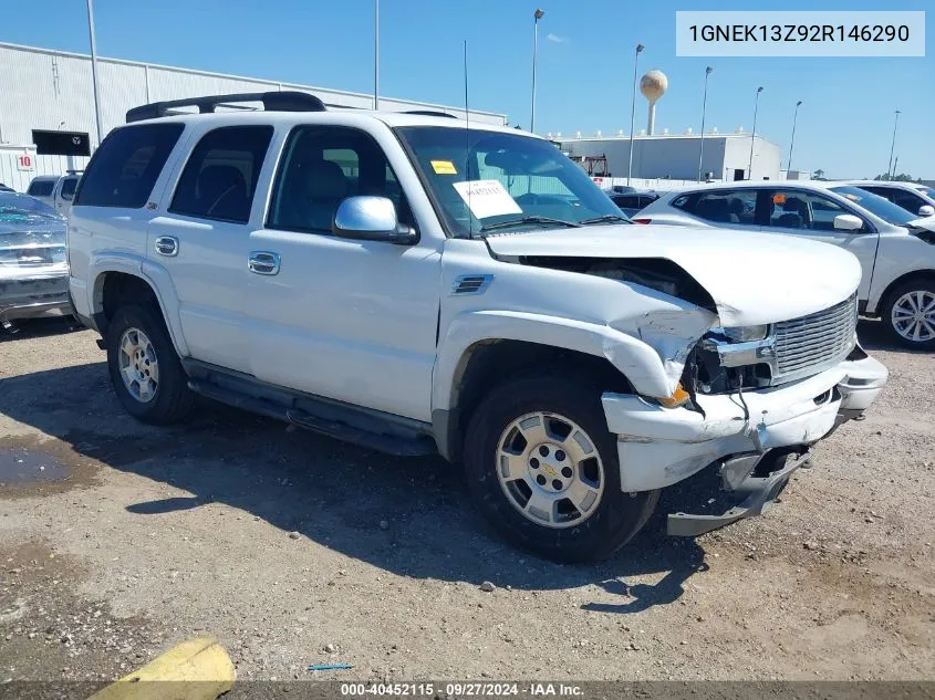 2002 Chevrolet Tahoe Z71 VIN: 1GNEK13Z92R146290 Lot: 40452115