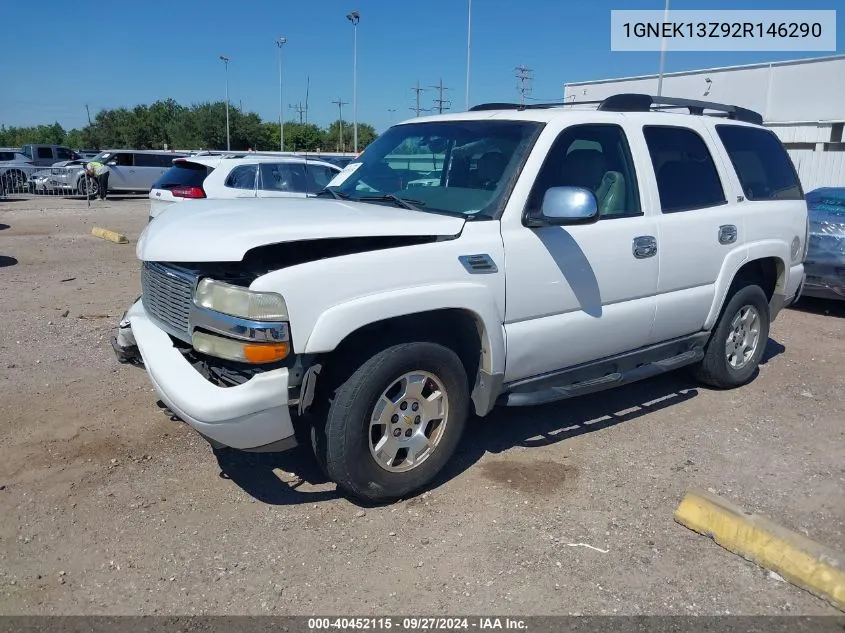 2002 Chevrolet Tahoe Z71 VIN: 1GNEK13Z92R146290 Lot: 40452115