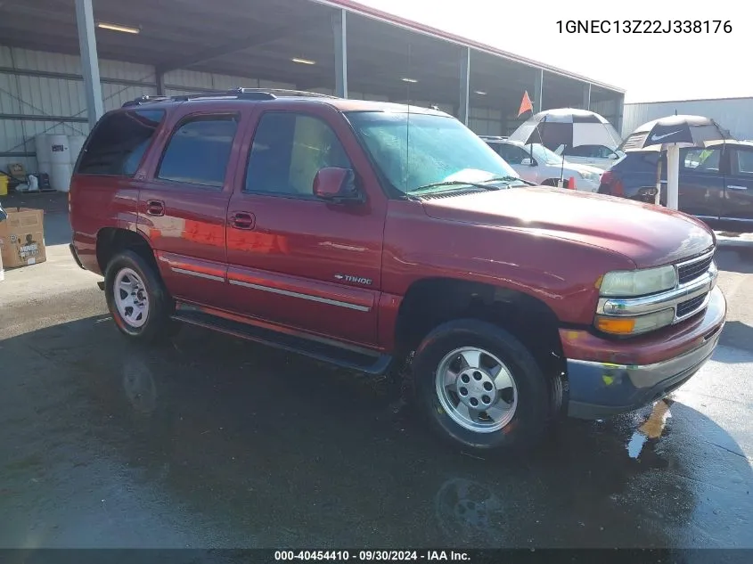 2002 Chevrolet Tahoe Lt VIN: 1GNEC13Z22J338176 Lot: 40454410