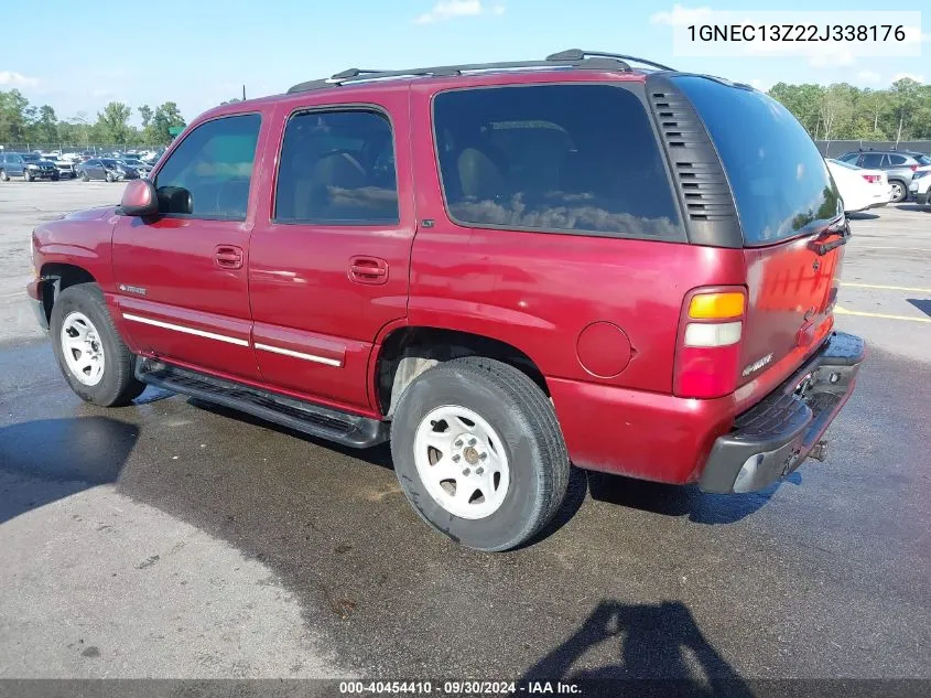 2002 Chevrolet Tahoe Lt VIN: 1GNEC13Z22J338176 Lot: 40454410