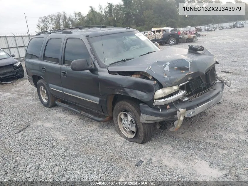 2002 Chevrolet Tahoe C1500 VIN: 1GNEC13ZX2J343979 Lot: 40460437